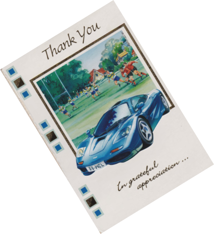 Customer thank you