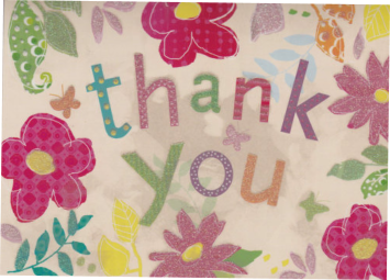 Customer thank you
